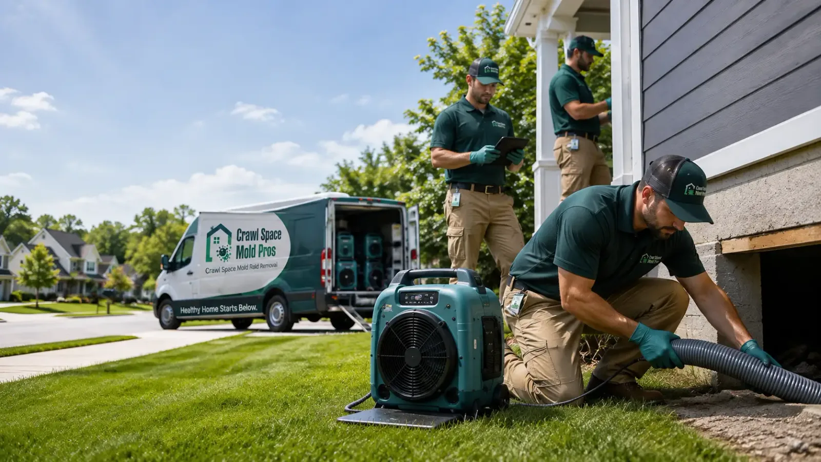 Crawl Space Mold Removal in Winsted, MN